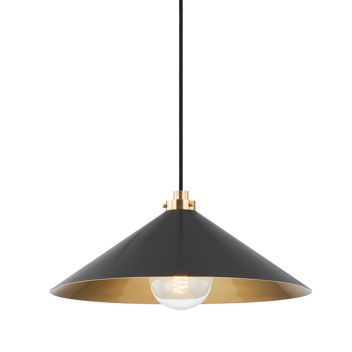 Hudson Valley Lighting Clivedon AGED BRASS/DISTRESSED BRONZE 20W x 20L x 8.5H Pendant