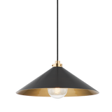 Hudson Valley Lighting Clivedon AGED BRASS/DISTRESSED BRONZE 20W x 20L x 8.5H Pendant