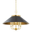 Hudson Valley Lighting Clivedon AGED BRASS/DISTRESSED BRONZE 27.5W x 27.5L x 20.25H Chandelier