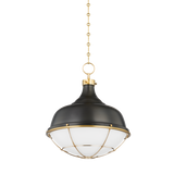 Hudson Valley Lighting Holkham AGED BRASS/DISTRESSED BRONZE 18W x 18L x 20.5H Pendant