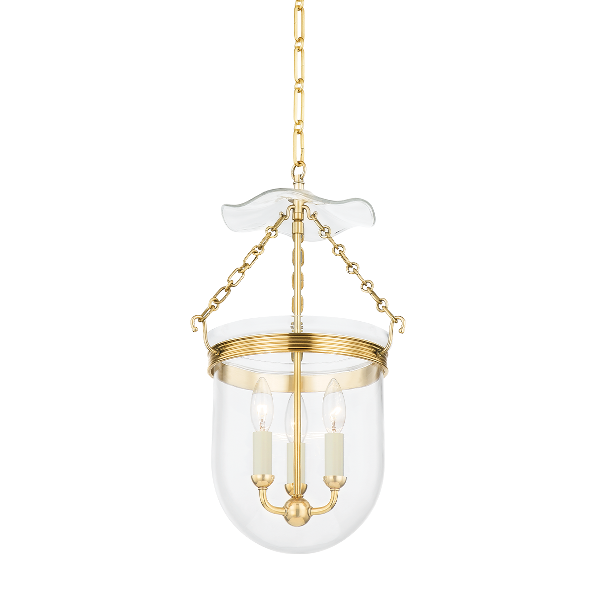 Hudson Valley Lighting Rousham Aged Brass 12.75W x 12.75L x 20.75H Candleholder