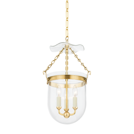 Hudson Valley Lighting Rousham Aged Brass 12.75W x 12.75L x 20.75H Candleholder