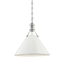 Hudson Valley Lighting Painted No.2 Polished Nickel/off White 16W x 16L x 14.5H Pendant