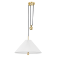 Hudson Valley Lighting Dorset Aged Brass 20.25W x 20.25L x 14H Pendant