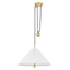 Hudson Valley Lighting Dorset Aged Brass 20.25W x 20.25L x 14H Pendant