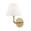 Hudson Valley Lighting Signature No.1 Aged Brass 8W x 8L x 11.25H Wall Sconce