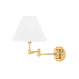 Hudson Valley Lighting Signature No.1 Aged Brass 10W x 10L x 14H Wall Sconce