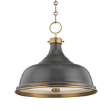 Hudson Valley Lighting Metal No.1 Aged/antique Distressed Bronze 18W x 18L x 16H Pendant