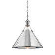 Hudson Valley Lighting Metal No. 2 Polished Nickel 16W x 16L x 14.5H Pendant