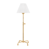 Hudson Valley Lighting Classic No.1 Aged Brass 10W x 10L x 24H Table Lamp