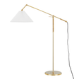 Hudson Valley Lighting Dorset Aged Brass 16.25W x 45.5L x 56.25H Floor Lamp