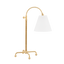 Hudson Valley Lighting Curves No.1 Aged Brass 18.5W x 18.5L x 30.5H Table Lamp