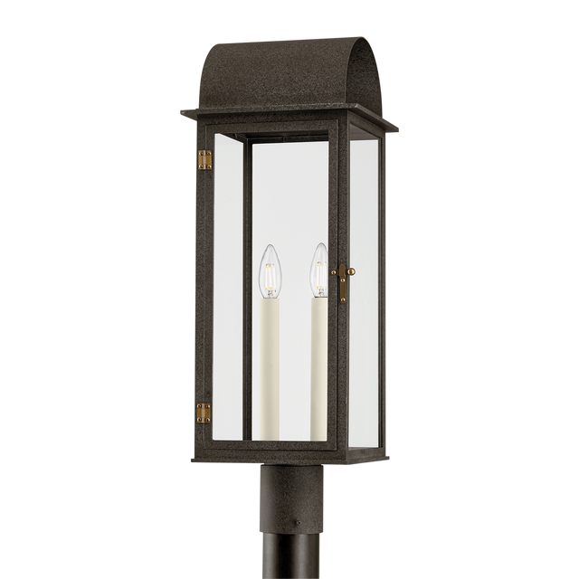 Troy Lighting Bohen French Iron/Patina Brass 9.5W x 9.5L x 25H Garden Stool