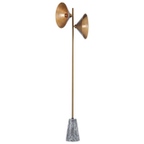 Troy Lighting Bash PATINA BRASS 16.75W x 16.75L x 64H Floor Lamp