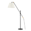 Troy Lighting Navin PATINA BRASS/TEXTURED BLACK 16.25W x 29.75L x 64.75H Floor Lamp