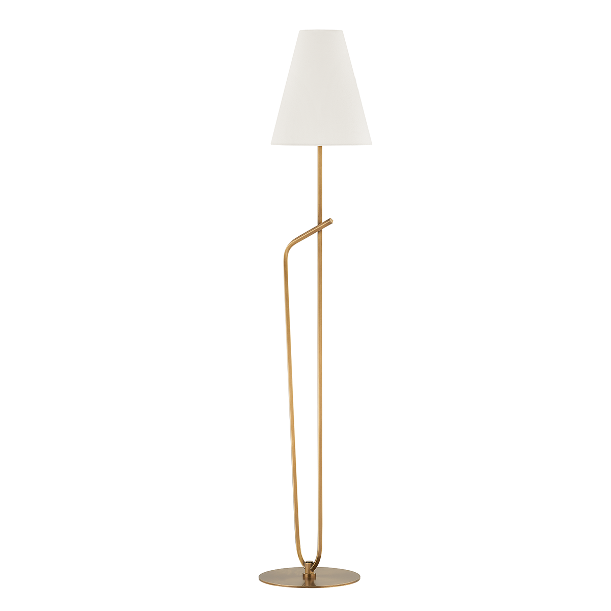 Troy Lighting Pearce PATINA BRASS 11.75W x 11.75L x 64H Floor Lamp