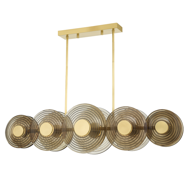 Hudson Valley Lighting Griston Aged Brass 10.75W x 53L x 14H Trim