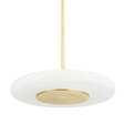 Hudson Valley Lighting Blyford Aged Brass 20.75W x 20.75L x 3.75H Pendant