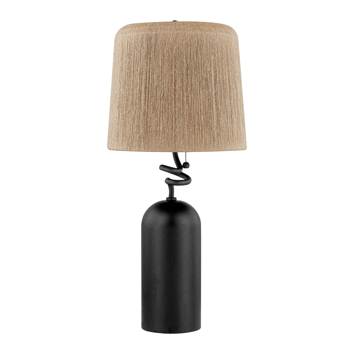 Troy Lighting Morri FORGED IRON 13W x 13L x 28.5H Table Lamp