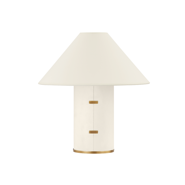 Troy Lighting Bond PATINA BRASS 14W x 14L x 15H Table Lamp