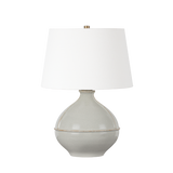 Troy Lighting Salvage PATINA BRASS AND CERAMIC PALE SAGE 18W x 18L x 24H Table Lamp