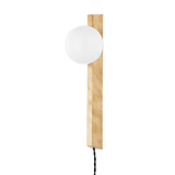 Troy Lighting Brisbane VINTAGE GOLD LEAF 5W x 5L x 18.5H Wall Sconce