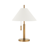 Troy Lighting Clic PATINA BRASS 15W x 15L x 22.25H Table Lamp