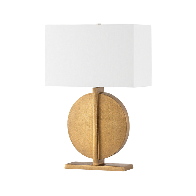 Troy Lighting Colma PATINA BRASS 15.5W x 10.5L x 26H Table Lamp
