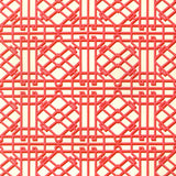 Brunschwig & Fils PAVILION TRELLIS RED Fabric