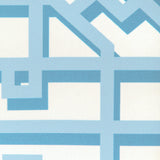 Brunschwig & Fils PAVILION TRELLIS AQUA Fabric