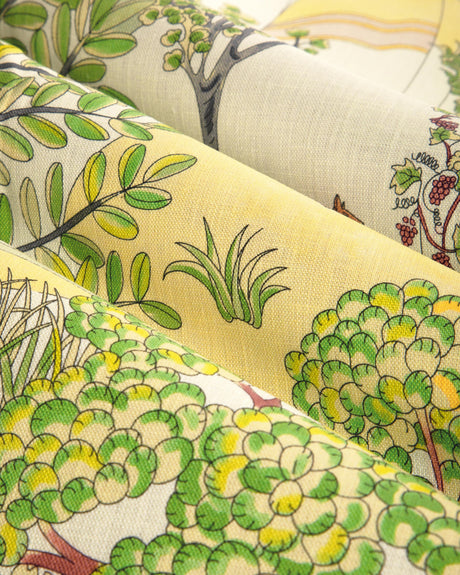 Brunschwig & Fils FOLKLORE PRINT LEAF Fabric