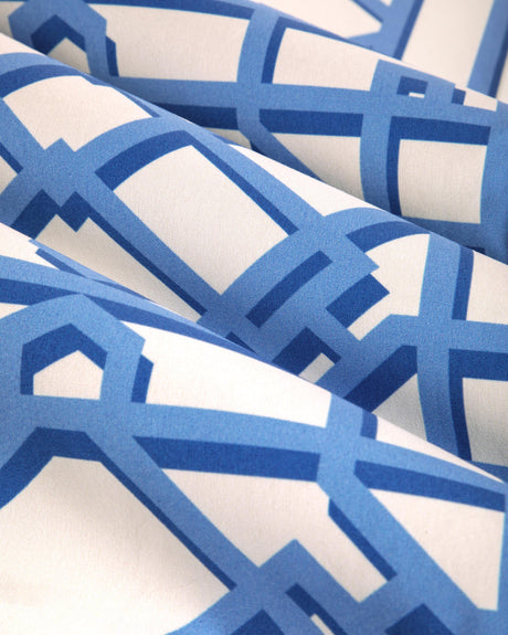 Brunschwig & Fils PAVILION TRELLIS DELFT Fabric