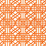 Brunschwig & Fils PAVILION TRELLIS ORANGE Fabric