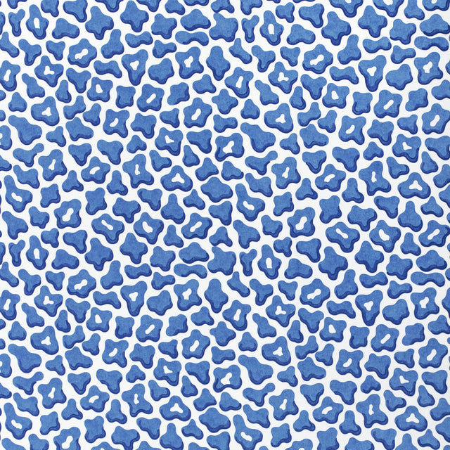 Brunschwig & Fils GUEPARD PRINT BLUE Fabric