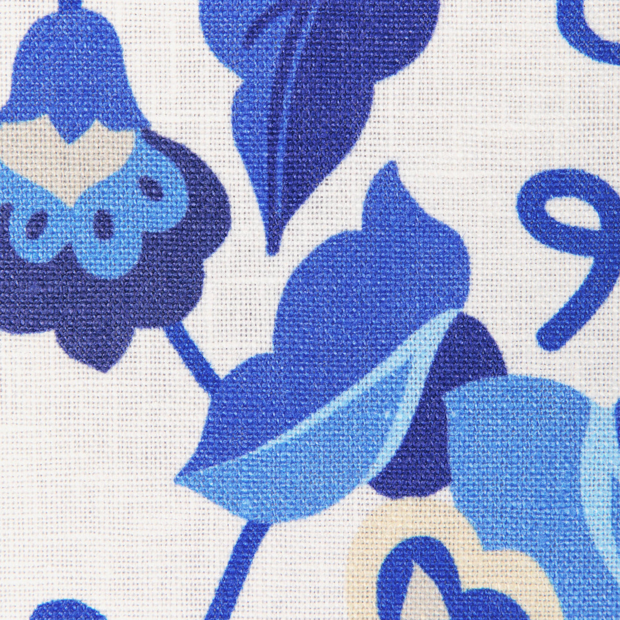 Brunschwig & Fils BOTANIQUE PRINT BLUE Fabric