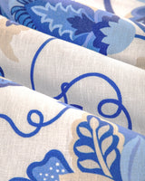 Brunschwig & Fils BOTANIQUE PRINT BLUE Fabric