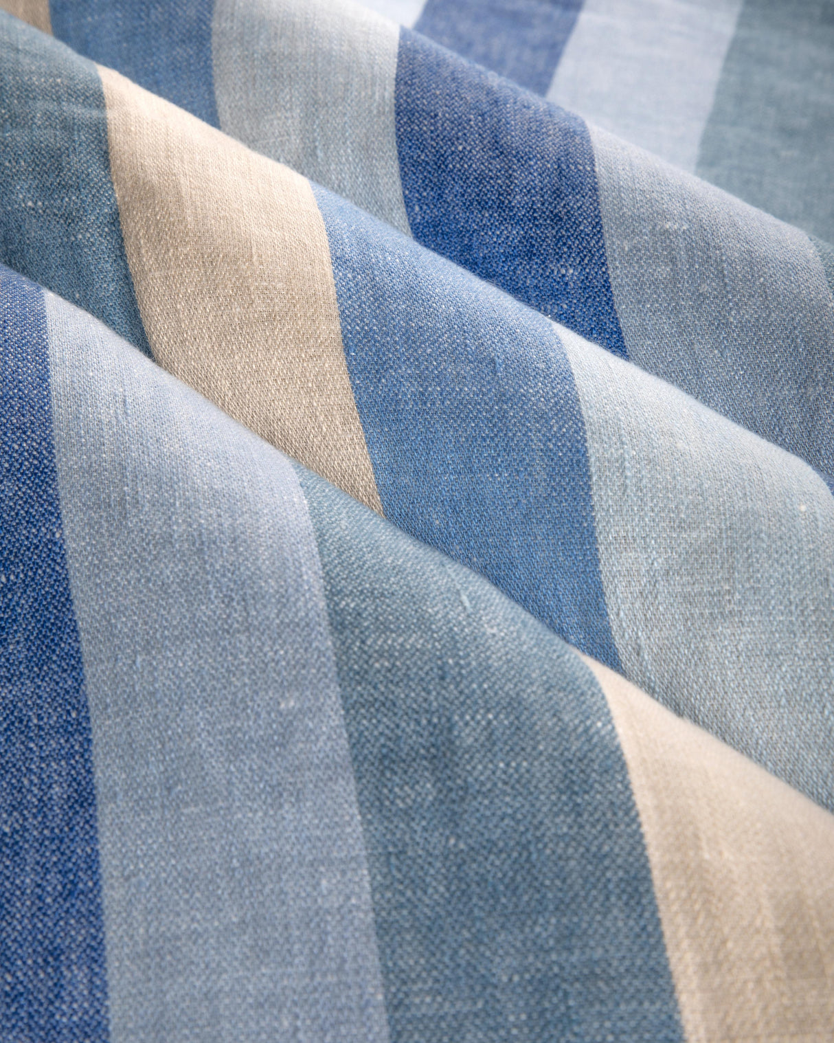 Brunschwig & Fils PICNIC STRIPE BLUE Drapery Fabric