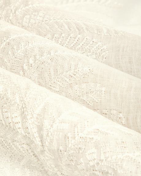 Brunschwig & Fils ROWAN SHEER IVORY Drapery Fabric