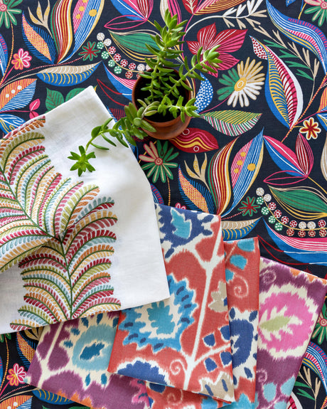 Brunschwig & Fils ROWAN EMB SPRING Drapery Fabric