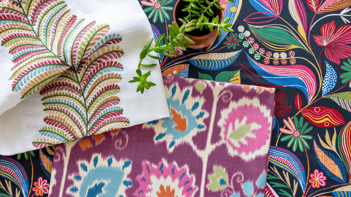 Brunschwig & Fils ROWAN EMB SPRING Drapery Fabric