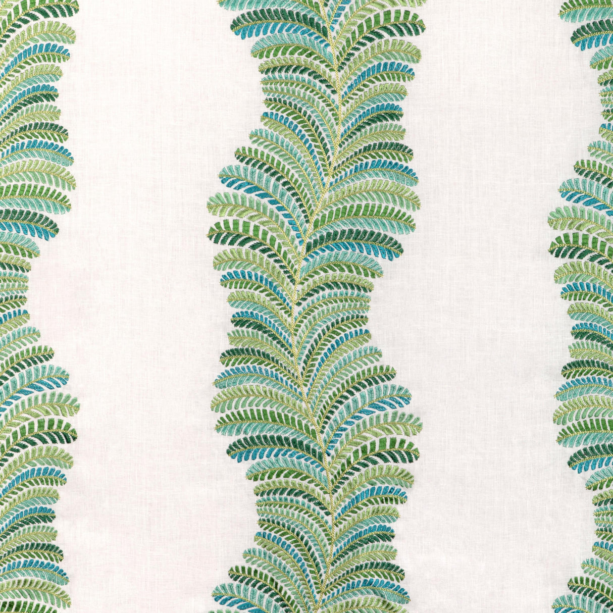 Brunschwig & Fils ROWAN EMB MARINE Drapery Fabric