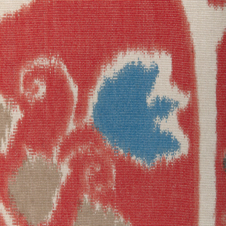 Brunschwig & Fils ROSENDAL WARP PRINT RED Fabric