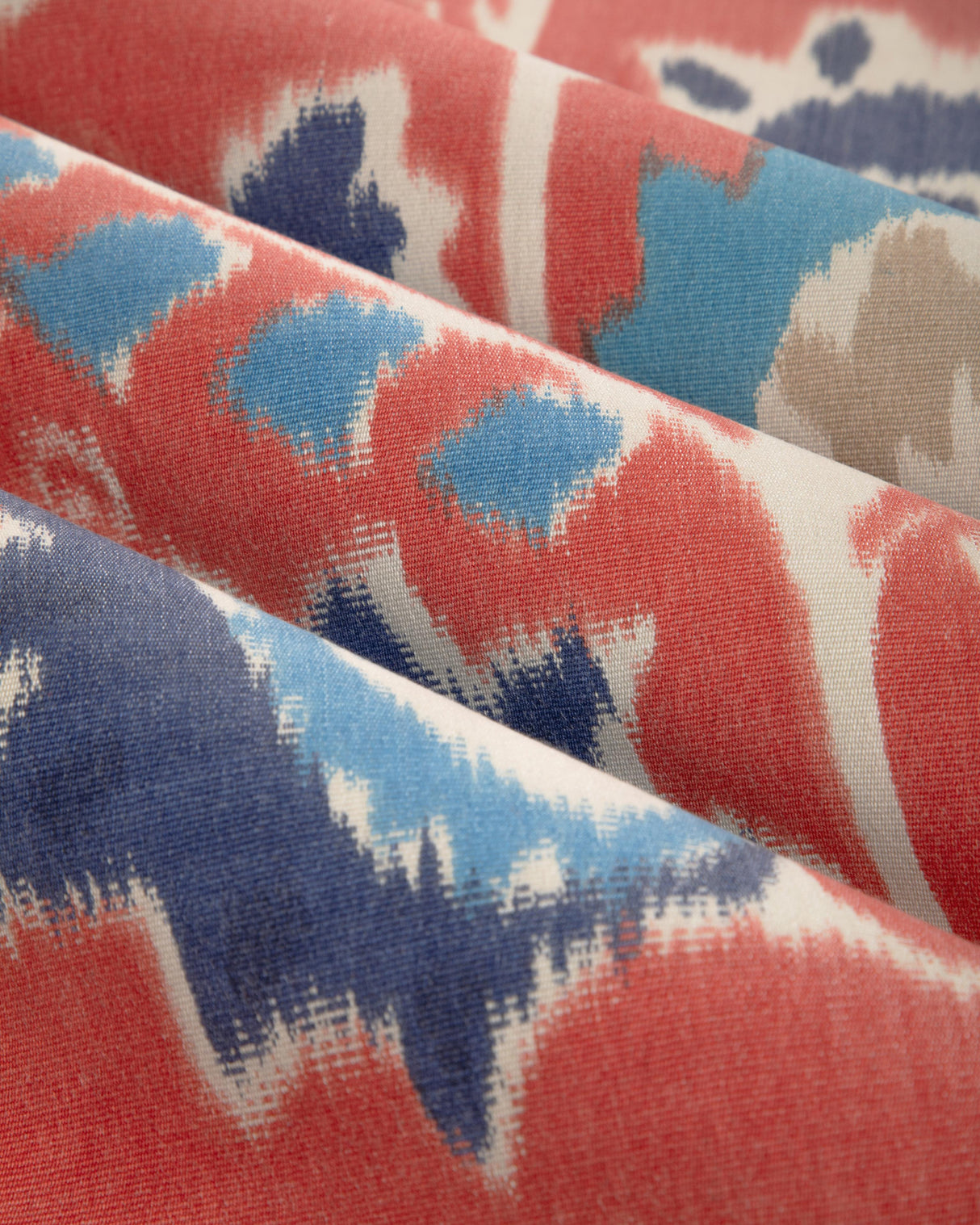 Brunschwig & Fils ROSENDAL WARP PRINT RED Fabric