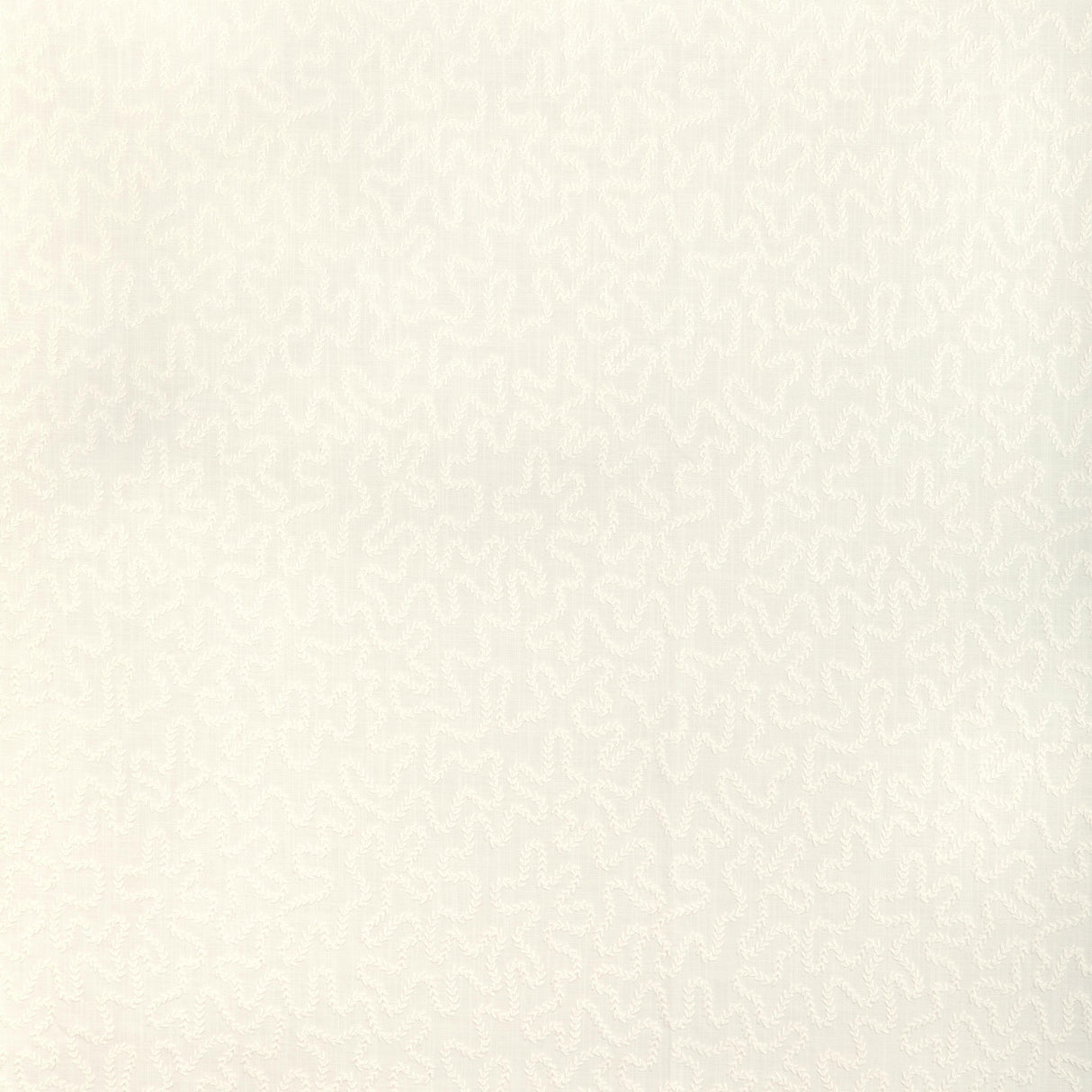 Brunschwig & Fils BRAMBLE EMB IVORY Drapery Fabric