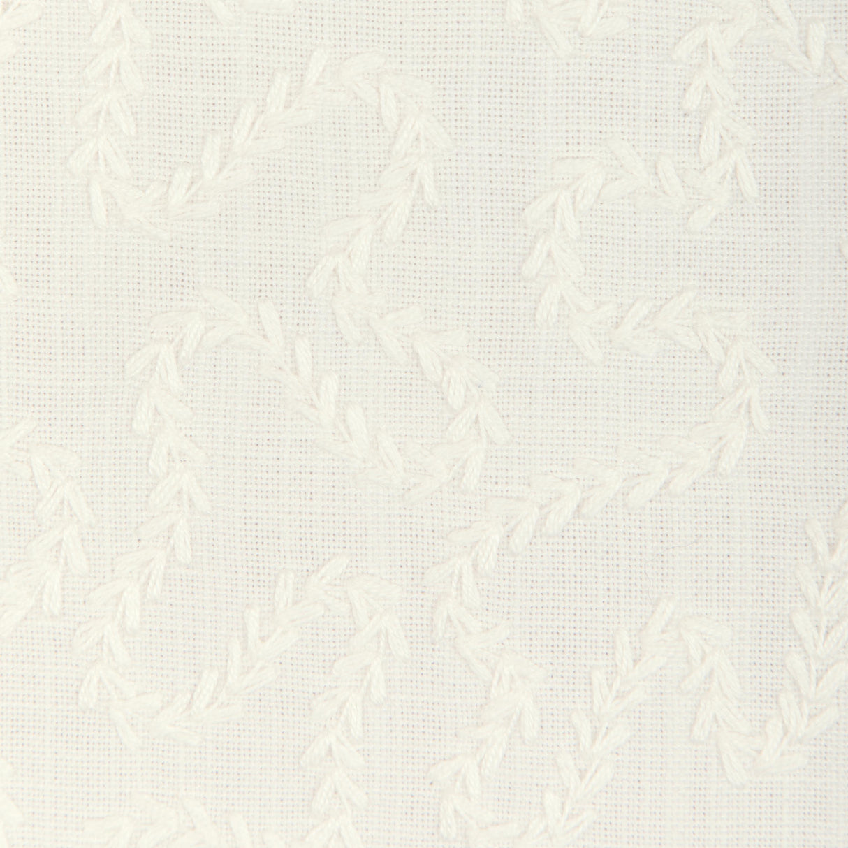 Brunschwig & Fils BRAMBLE EMB IVORY Drapery Fabric