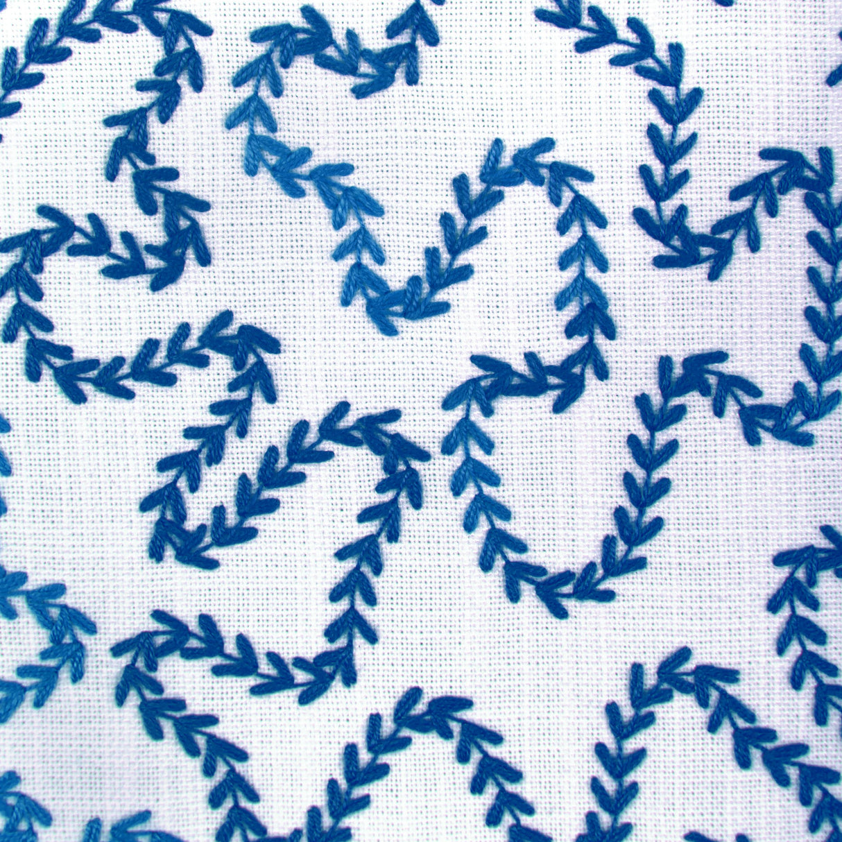 Brunschwig & Fils BRAMBLE EMB BLUE Drapery Fabric