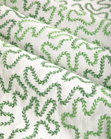 Brunschwig & Fils BRAMBLE EMB LEAF Drapery Fabric