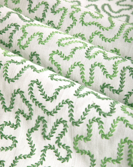 Brunschwig & Fils BRAMBLE EMB LEAF Drapery Fabric