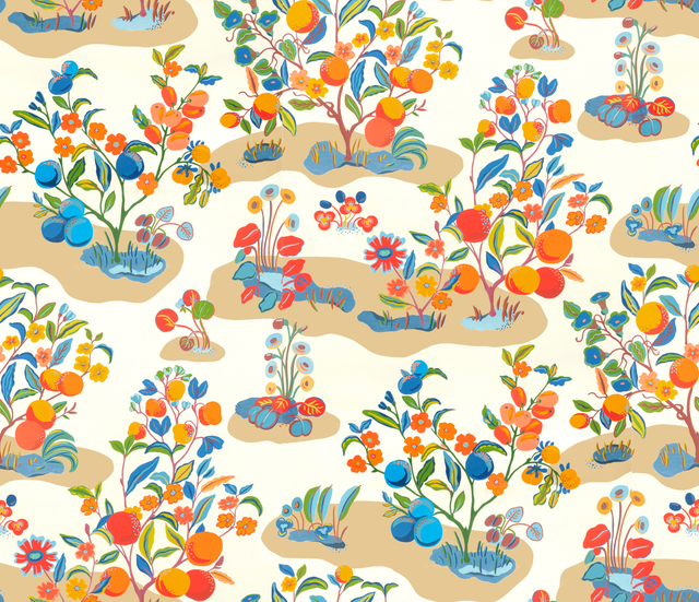 Brunschwig & Fils POMELO MULTI Wallpaper
