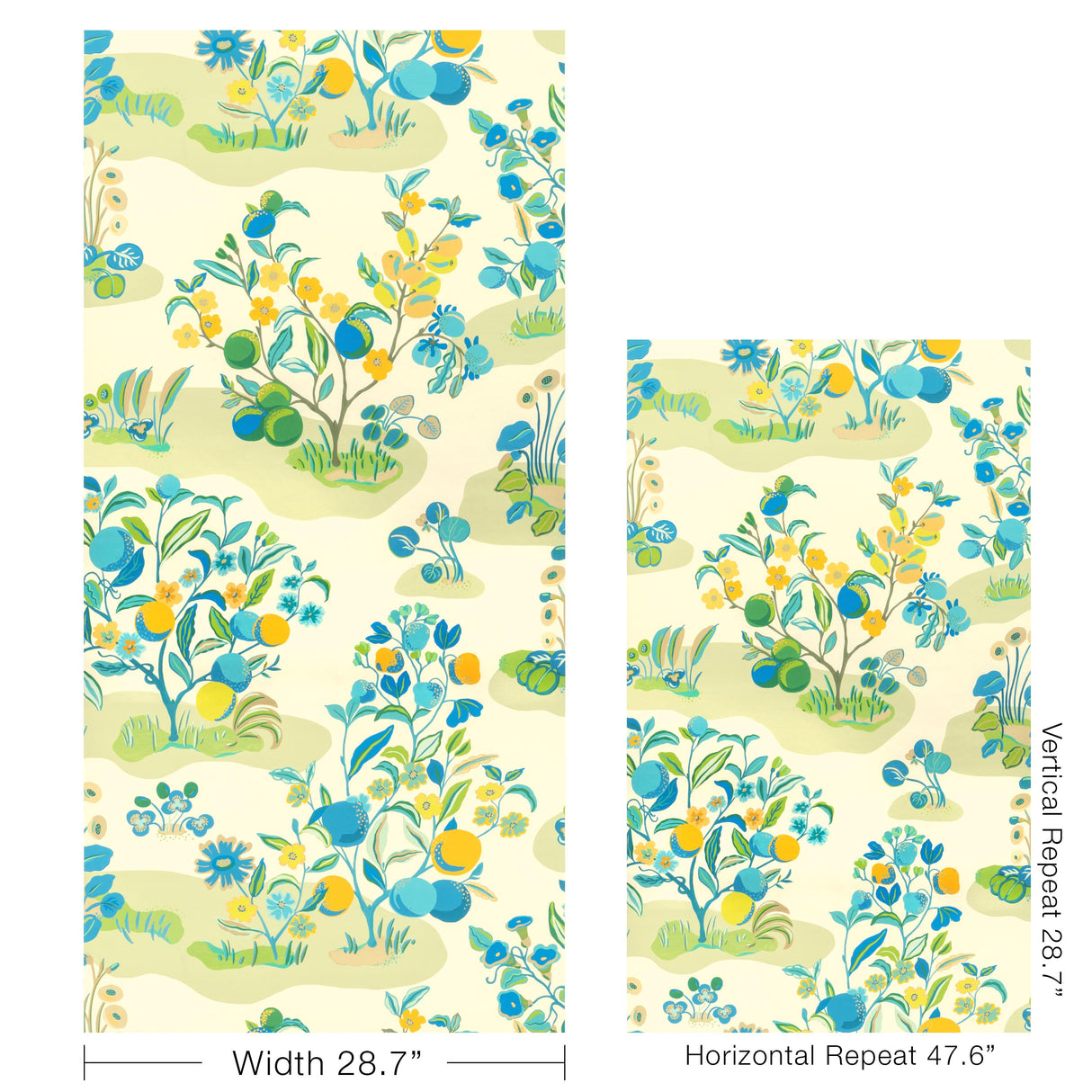 Brunschwig & Fils POMELO MARINE Wallpaper